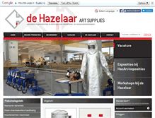 Tablet Screenshot of hazelaar.nl